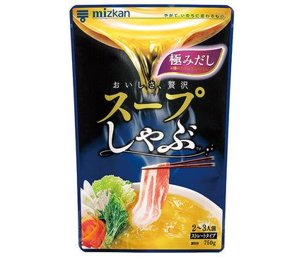 Mitsukan Soup Shabu Kiwami Dashi Straight 750g x 12 sachets 