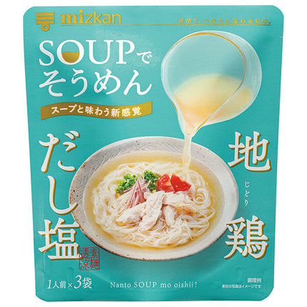 Mitsukan SOUP Somen with Local Chicken Stock Salt (27g x 3 bags) x 12 bags 