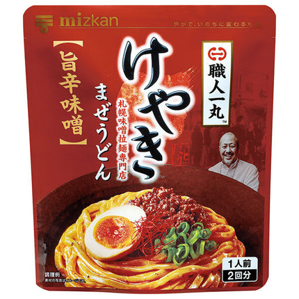 Mitsukan Shokunin Ichimaru Sapporo Miso Ramen Specialty Store Keyaki Maze Udon with Spicy Miso (28g x 2 bags) x 12 bags 