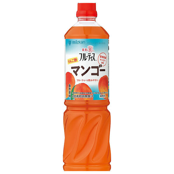 Mitsukan Commercial Fruitis Apple Vinegar Mango (6x Concentrated Type) 1000ml PET Bottle x 8 Bottles 