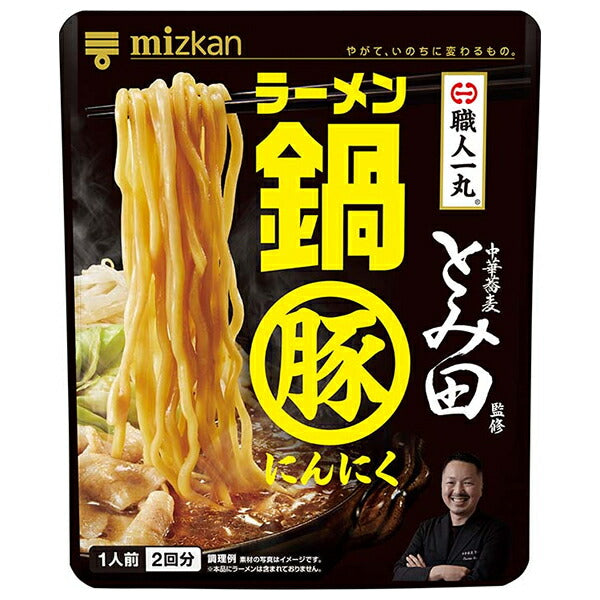 ミツカン 中華蕎麦とみ田監修 ラーメン鍋豚にんにく (36g×2袋)×12袋入【日本出荷】