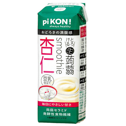Mizkan pi KON! Creamy Konjac Almond Smoothie 225 ml x 12 [Ships from Japan]