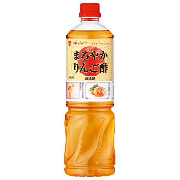 Mizkan Mild Apple Vinegar, 1L PET Bottles x 8 [Ships from Japan]