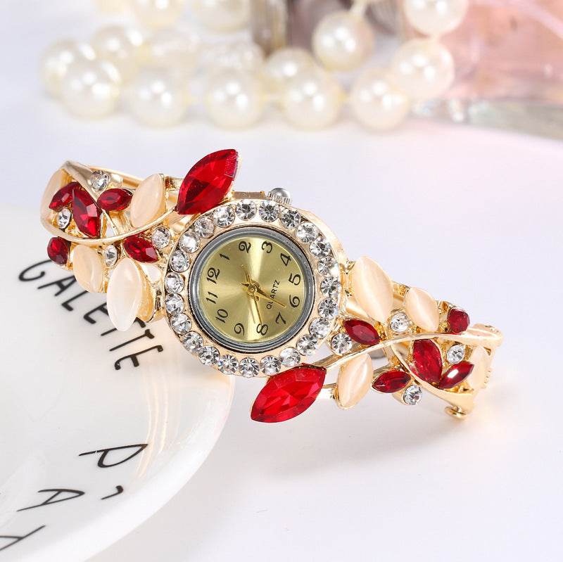 Diamond ladies fashion bracelet women watch