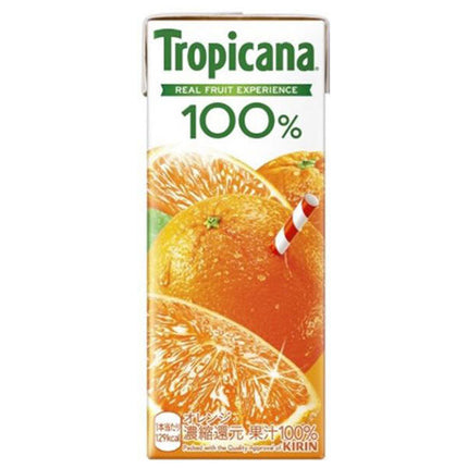 Kirin Tropicana 100% Orange 250ml paper pack x 24 pieces [Shipped in Japan]