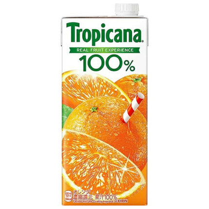 Kirin Tropicana 100% Orange 1000ml paper pack x 6 bottles [shipped in Japan]