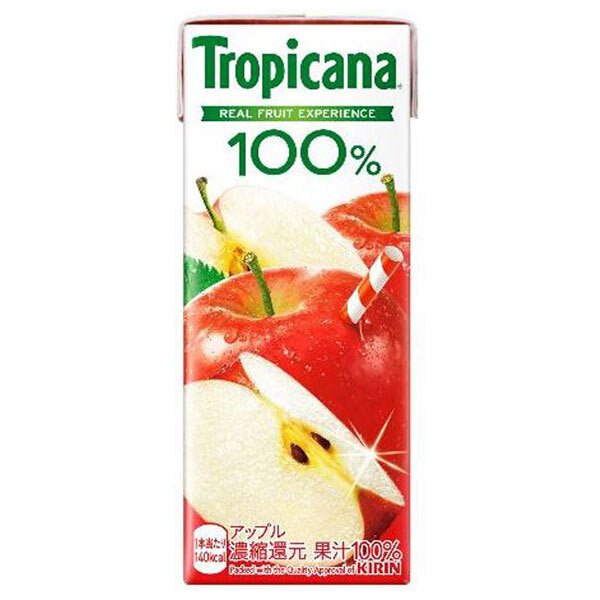 Kirin Tropicana 100% Apple 250ml paper pack x 24 bottles [shipped in Japan]