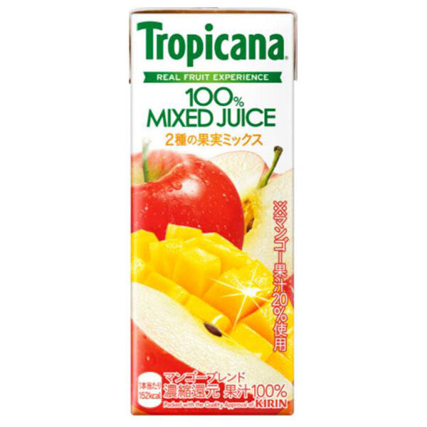 Kirin Tropicana 100% MIXED JUICE Mango Blend 250ml paper pack x 24 pieces [Shipped in Japan]
