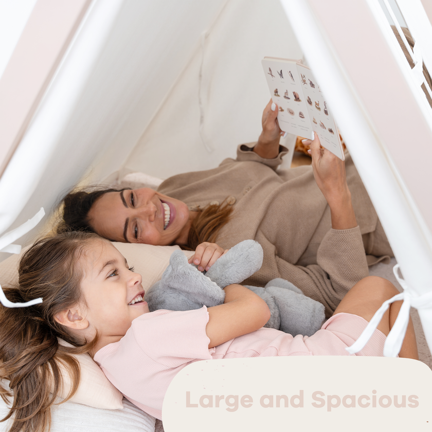 Comfy Cubs - Kids Play Tent - Natural Wood