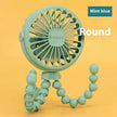 USB Powered summer heat Handheld fan with stand and Night light