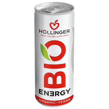 Oasis Hellinger Organic Vegan Energy Drink Bionergy 250ml Can x 12 Cans 