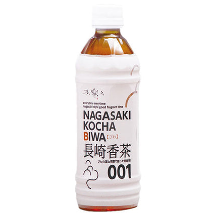 Oasis Nagasaki Kocha Biwa 500ml plastic bottle x 24 bottles 
