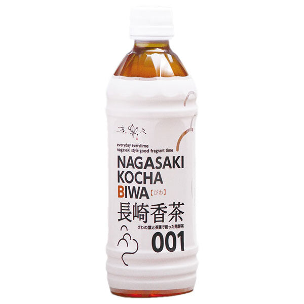 Oasis Nagasaki Kocha Biwa 500ml plastic bottle x 24 pieces [shipped in Japan]