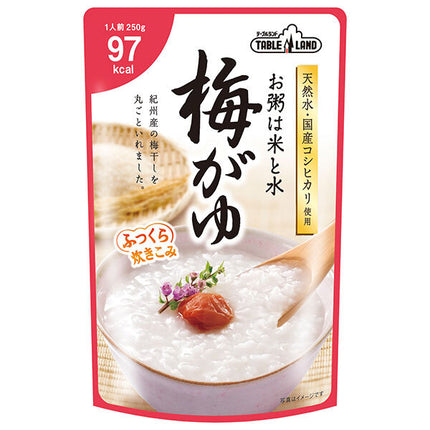 Maruzen Food Industry Tableland Ume Gayu 250g pouch x 24 (12 x 2) bags [shipped in Japan]