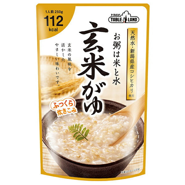 Maruzen Food Industry Tableland Brown Rice Gayu 250g pouch x 24 (12 x 2) bags [shipped in Japan]
