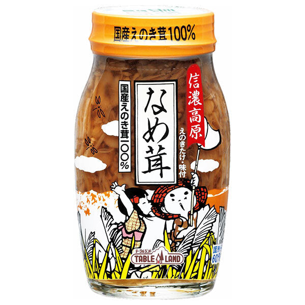 Maruzen Food Industry Tableland Shinano Plateau Namemushroom (60%) 120g bottle x 30 pieces [Shipped in Japan]