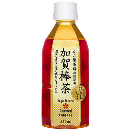 Morita (High Peace) Kaga Bocha Freshly Roasted Hot & Cold 350ml PET x 24 bottles [Shipped in Japan]