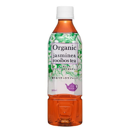 Morita (High Peace) Organic Jasmine & Rooibos Tea 500ml PET x 24 pieces [Shipped in Japan]