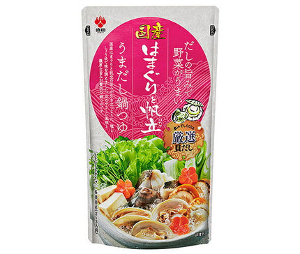 Morita (High Peace) Morita Domestic Clams and Scallops Umadashi Hotpot Soup 600g Pouch x 12 Bags