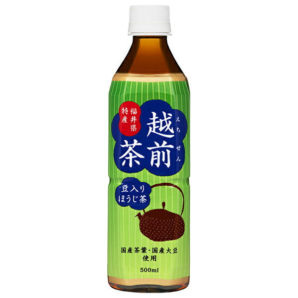 Morita (Haute Paix) Hojicha aux haricots Thé Echizen Bouteille plastique 500 ml x 24 pièces 
