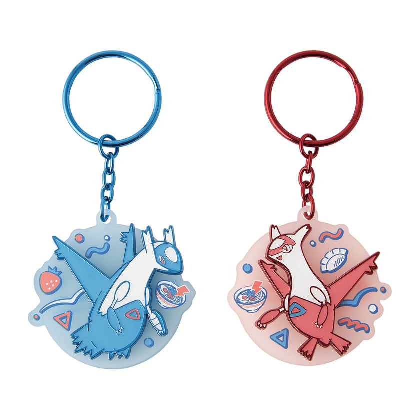 Pokémon Center Latias and Latios Fukuoka Keychain (Pokémon Center Japan)