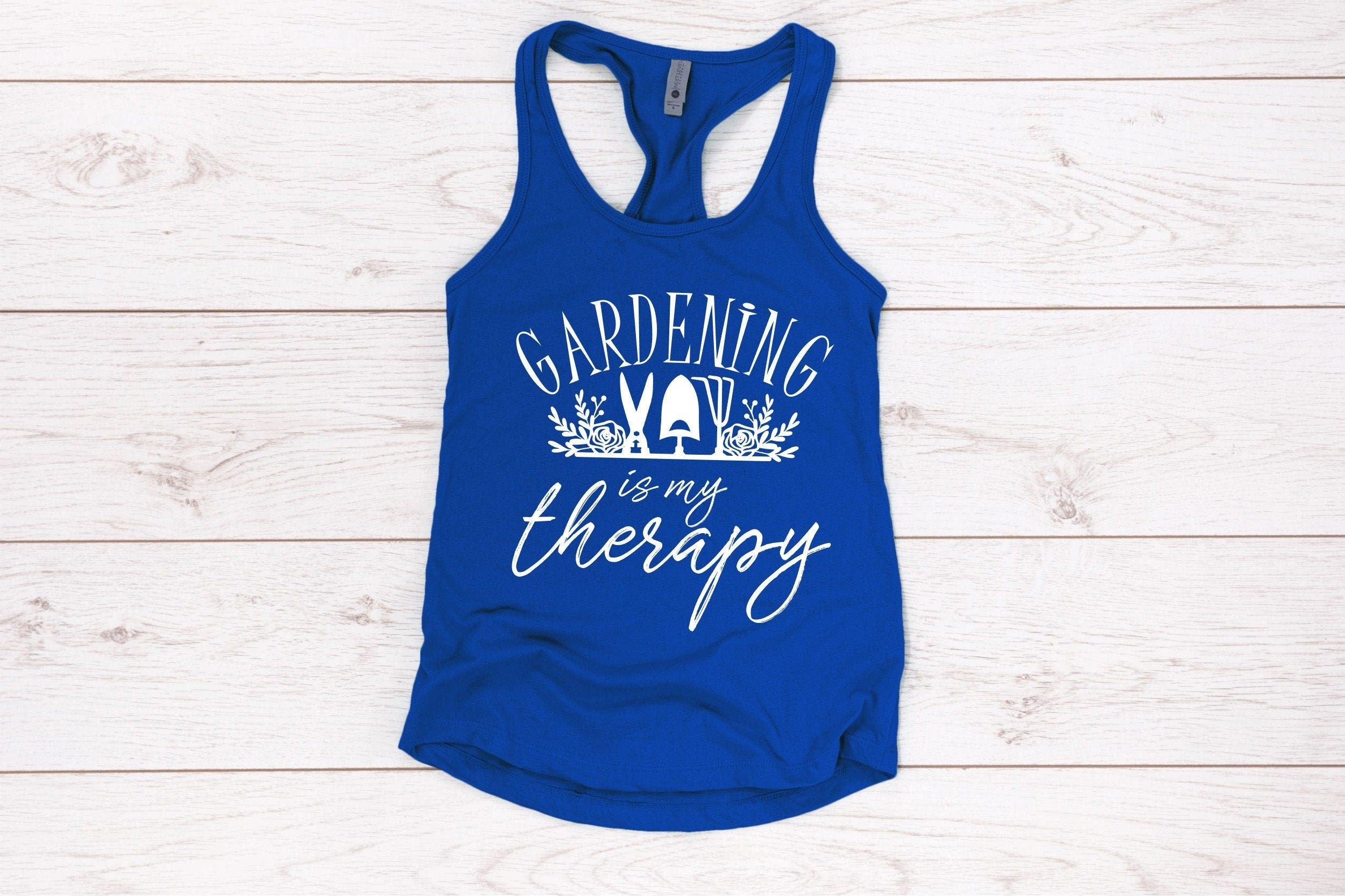 Gardening Is My Therapy Tank Top