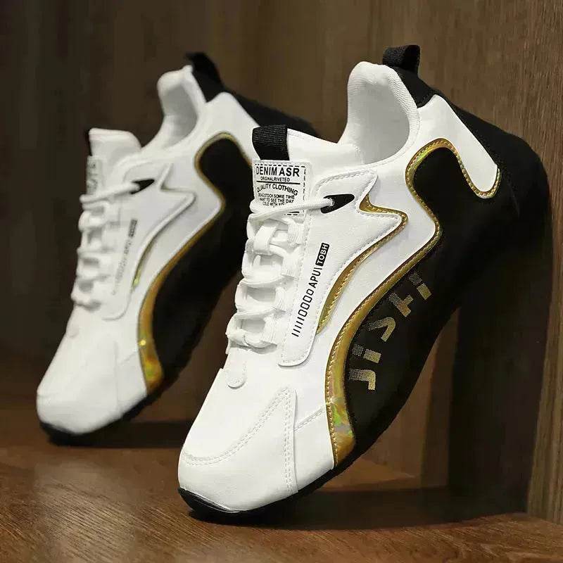 Lace-up Breathable Sneakers For Men and Women - Low-top Platform Sneakers