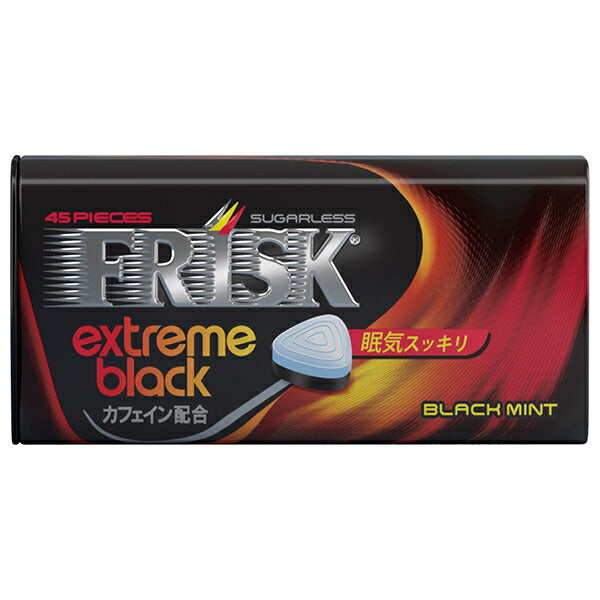 Kracie Foods FRISK Extreme Black Menthe Noire 31,5 g x 9 pièces 
