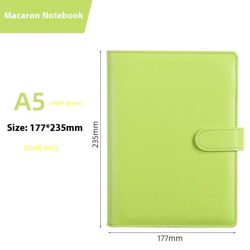 A5 PU Leather Notebook Binder Shell – Macaron Colours | 11 Colours