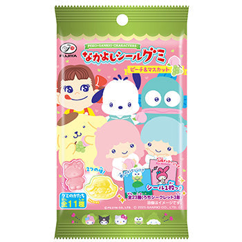 Fujiya Peko-Chan x Sanrio Characters Peach & Muscat Gummy (19G)