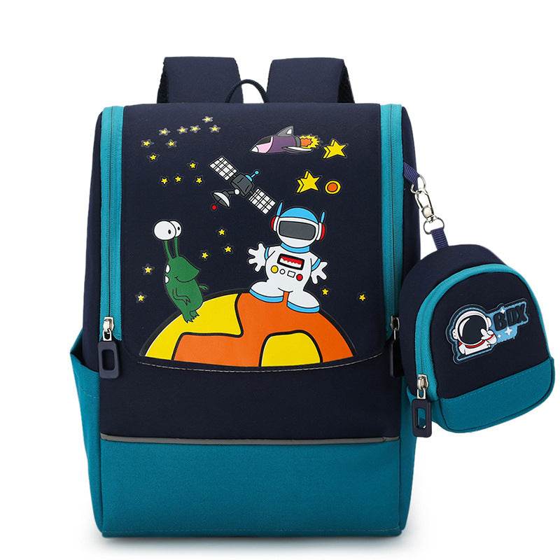 Primary School Children Cute Cartoon Backpack Kids Back support School Bag