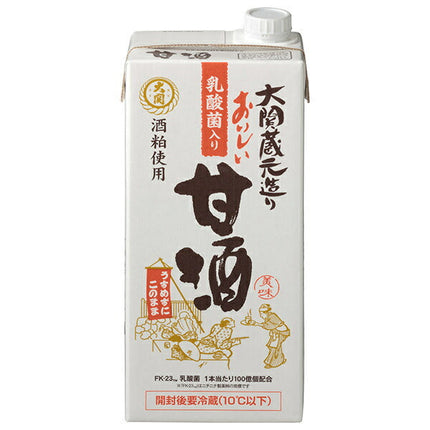 Ozeki Delicious Amazake with lactic acid bacteria 1000ml paper pack x 6 bottles [shipped in Japan]