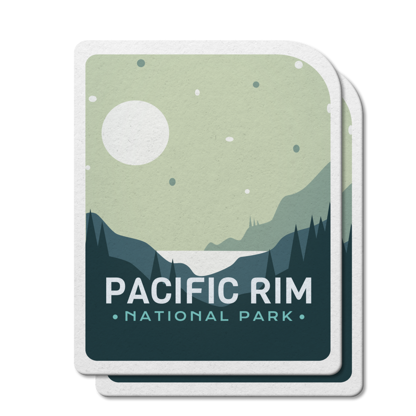 Pacific Rim National Park of Canada Waterproof Vinyl Sticker, Canada Parks