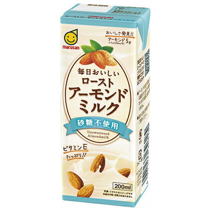 Marsan Eye Everyday Delicious Roasted Almond Milk Sugar Free 200ml Paper Pack x 24 bottles [Shipped in Japan]