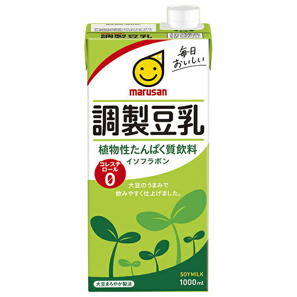 マルサンアイ 調製豆乳 1000ml紙パック×6本入【日本出荷】