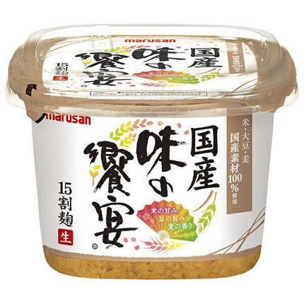 マルサンアイ 味の饗宴 15割麹生 500g×6個入【日本出荷】