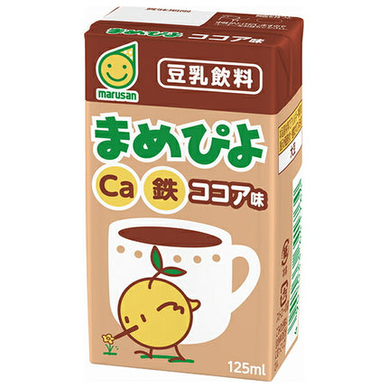 Marusan Ai Mamepiyo Cocoa Flavor 125ml paper pack x 24 bottles [shipped in Japan]