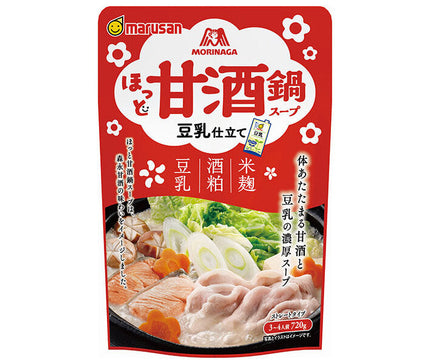 マルサンアイ ほっと 甘酒 鍋スープ 豆乳仕立て 720g×8袋入