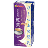 Marusanai Soy Milk, Soy Milk Drink, Black Tea, 200ml Paper Pack x 24 Bottles 