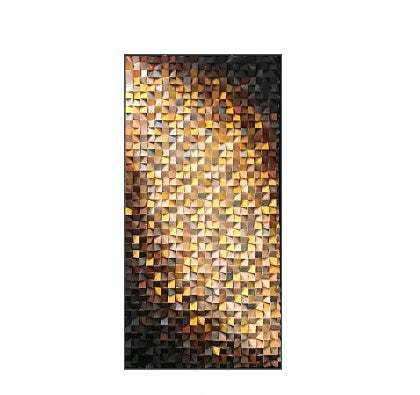 Handmade Cork Mosaic Wall Art – 3D Hanging Painting