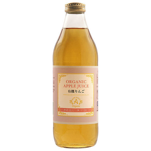 Alps Organic Apple Juice 100 1L bottle x 6 bottles