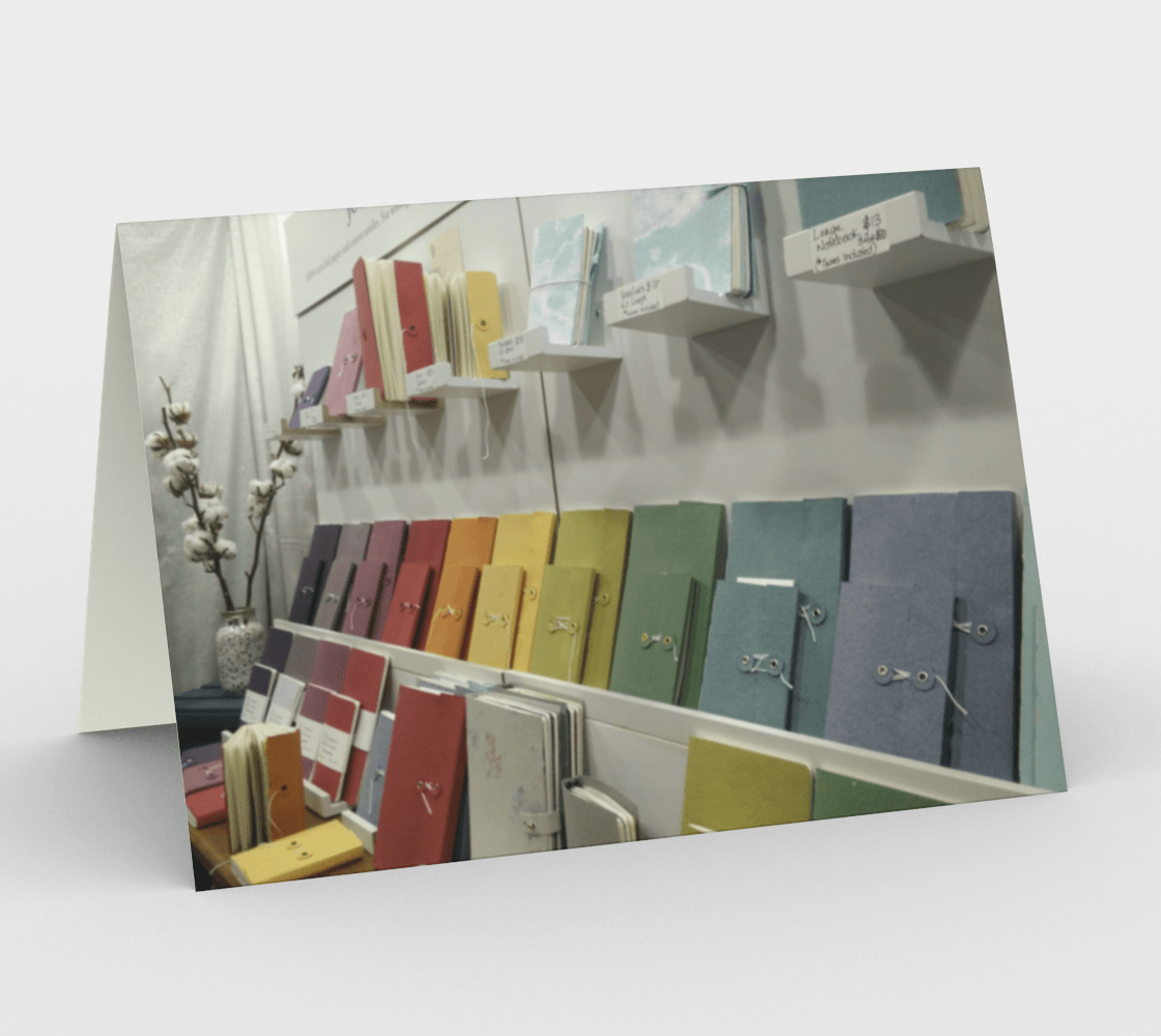 Set of 3 Blank Greeting Cards | 5 x 7 | Stationery Display