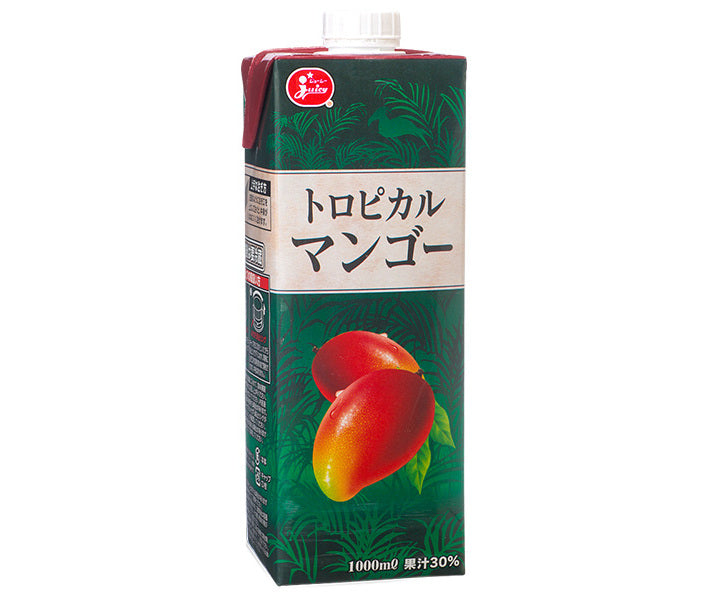 [11/25~ 10% OFF all products!!] Juicy Tropical Mango 1L paper pack x 12 (6 x 2) bottles