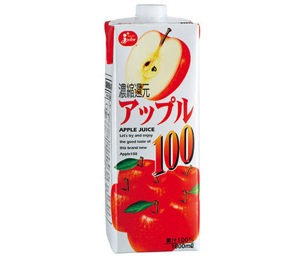 ジューシー アップル100 1L紙パック×6本入【日本出荷】
