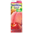 Morinaga Milk Sunkist 100% Peach Blend 200ml paper pack x 24 bottles [shipped in Japan]