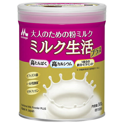 Morinaga Milk Milk Life Plus 300g can x 3 pieces [shipped in Japan]