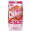 Morinaga Milk Industry Picnic Strawberry Milk (Prisma Pack) 200ml Paper Cartons x 24 [Ships from Japan]