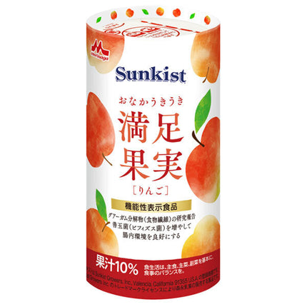 Clinico Sunkist Stomach Excitement Satisfaction Fruit Apple 125ml paper pack x 18 pieces [Shipped in Japan]