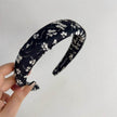 Fashion Presbyopic French Satin Vintage Sponge Silk Satin Padded Headband
