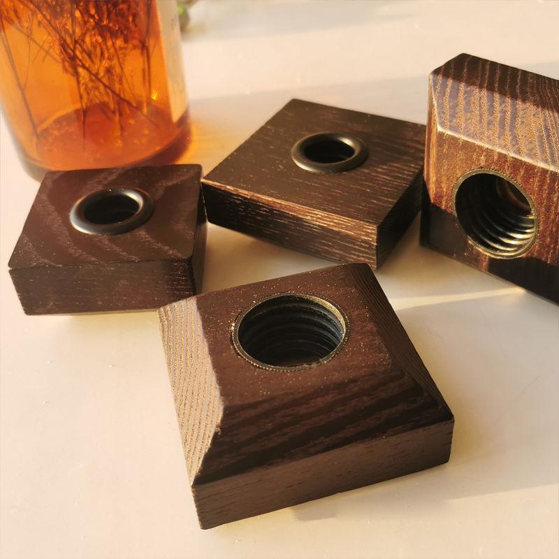 Solid Wood Perfume Cap Fire Extinguisher Bottles Deodorant Fire-free Aromatherapy Replenisher